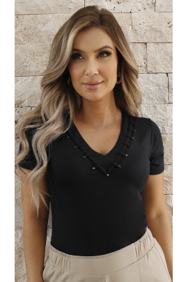 034476 Blusa Manga Curta Ramany Lisa
